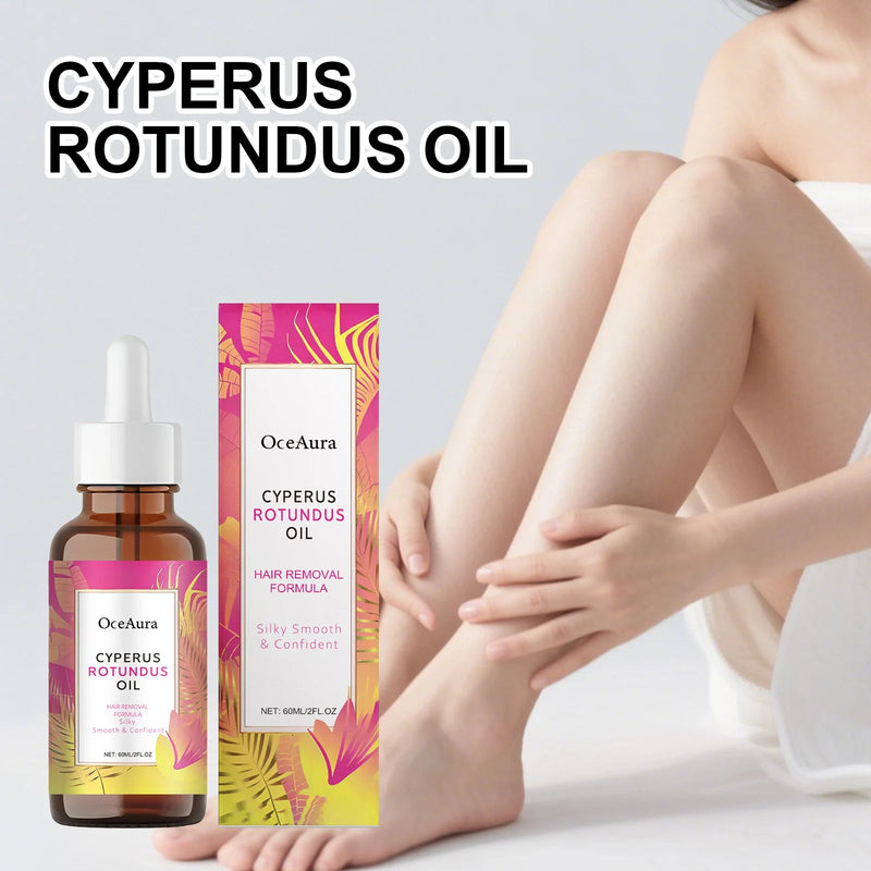 Huile Cyperus Rotundus | OceAura® Soin Premium Après Épilation